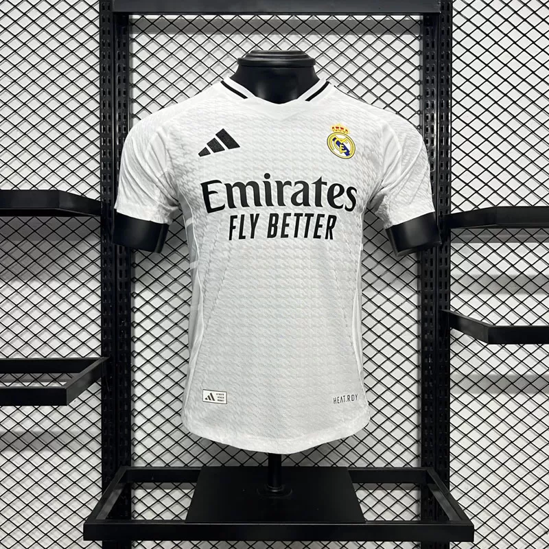 Echipament fotbal bărbați Real Madrid 2024/25 acasă - tricou alb