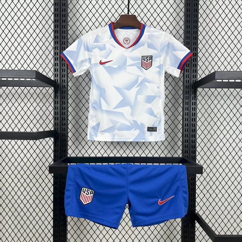 Echipament fotbal copii USA 2025/26 acasă - tricou + pantaloni scurți