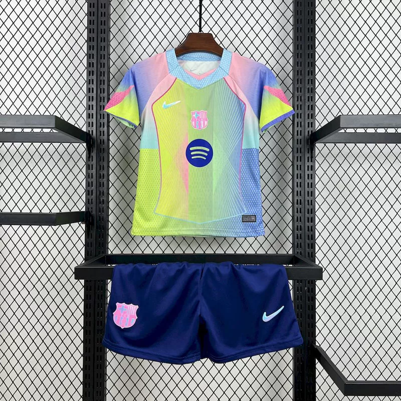 Set Fotbal Copii Barcelona 2025/26 - Ediție Limitată Multicoloră