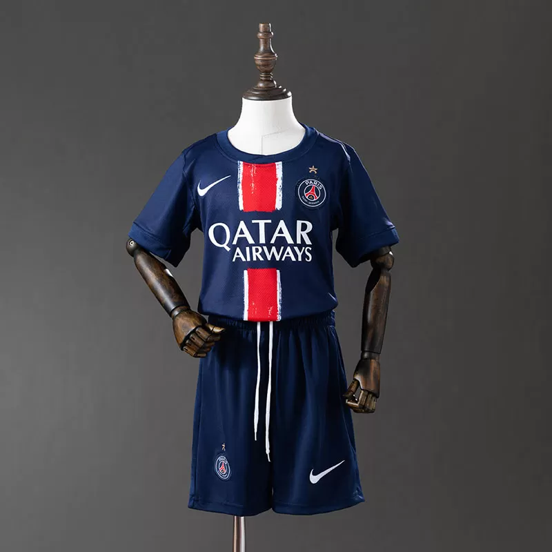 Set copii PSG 2024/25 – echipament fotbal băieți acasă