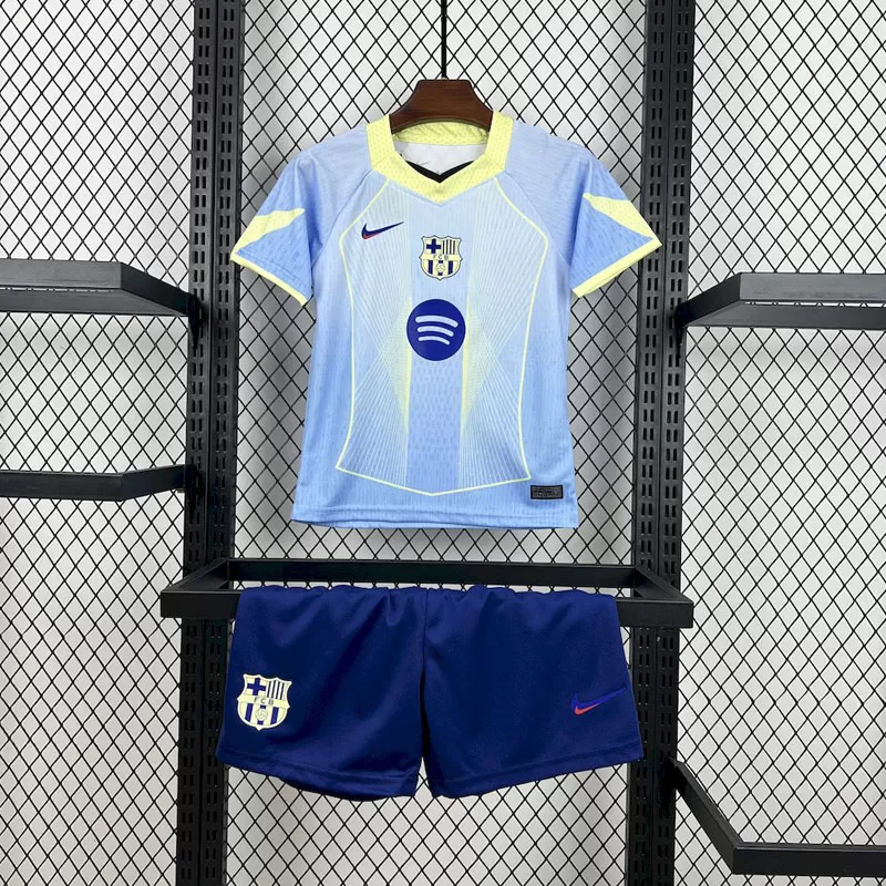 Set fotbal pentru copii Barcelona 2025/26 - ediție specială culoare albastră