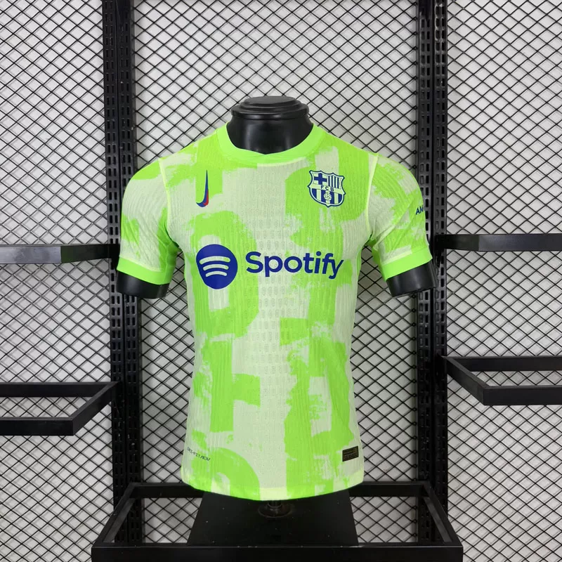 Tricou de fotbal bărbați FC Barcelona third 2024/25 verde
