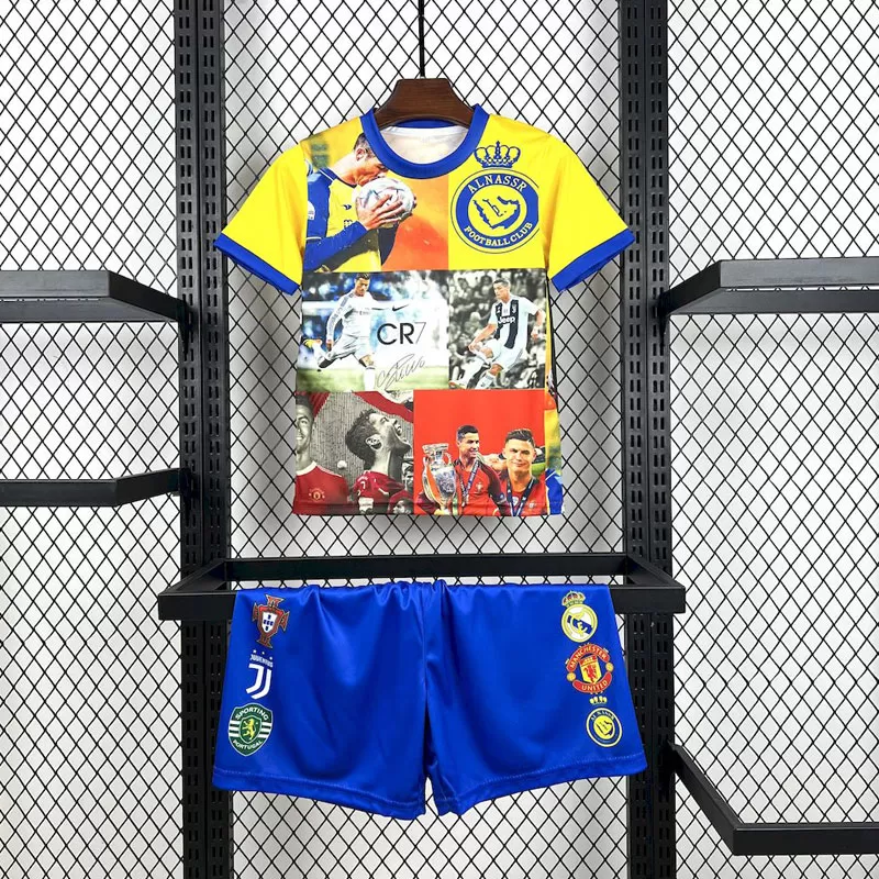 Tricou și Pantaloni Ronaldo 2025/26 pentru Copii - Club Edition Mix