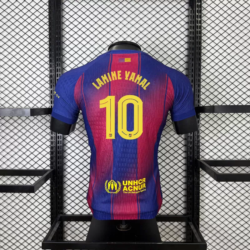 Tricou de acasă FC Barcelona 25-26 - Lamine Yamal 10