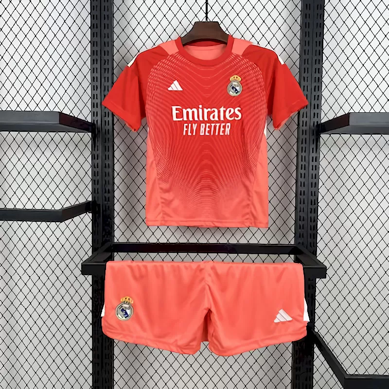Echipament portar Real Madrid copii sezon 2025/26 – portocaliu