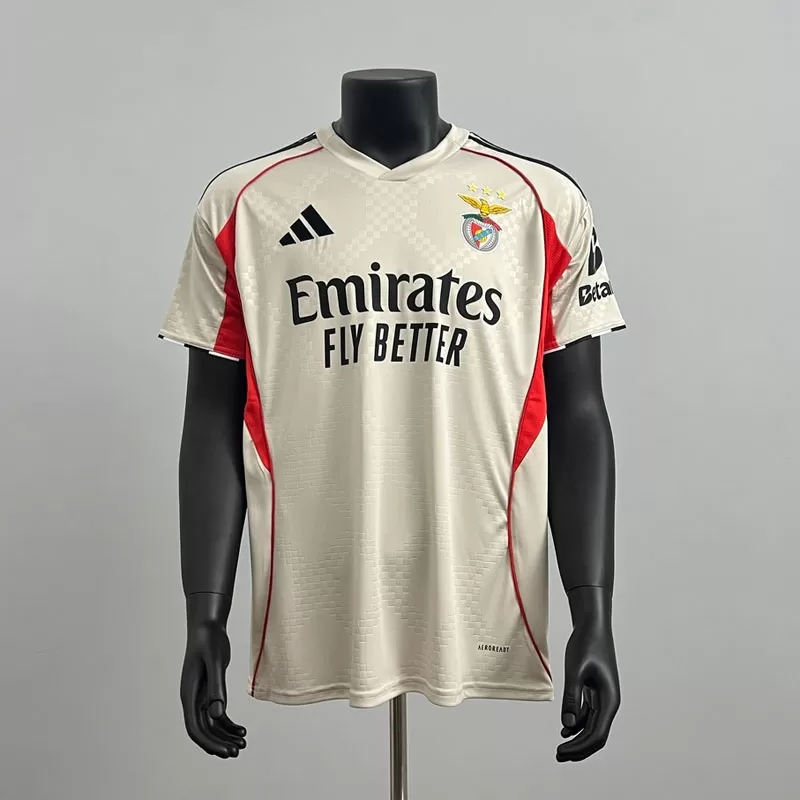 Tricou fotbal bărbați SL Benfica 2025/26 - echipament de deplasare