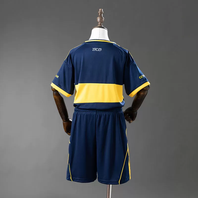 Echipament Boca Juniors 2026 copii – tricou + pantaloni home Echipament Boca Juniors 2026 copii – tricou + pantaloni home