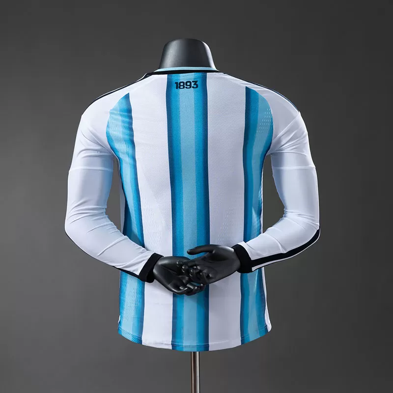 Argentina mânecă lungă tricou de fotbal acasă CM 2026 bărbați Argentina mânecă lungă tricou de fotbal acasă CM 2026 bărbați