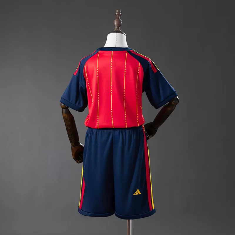 Set fotbal copii Spania acasă 2026 – tricou și șort World Cup Set fotbal copii Spania acasă 2026 – tricou și șort World Cup