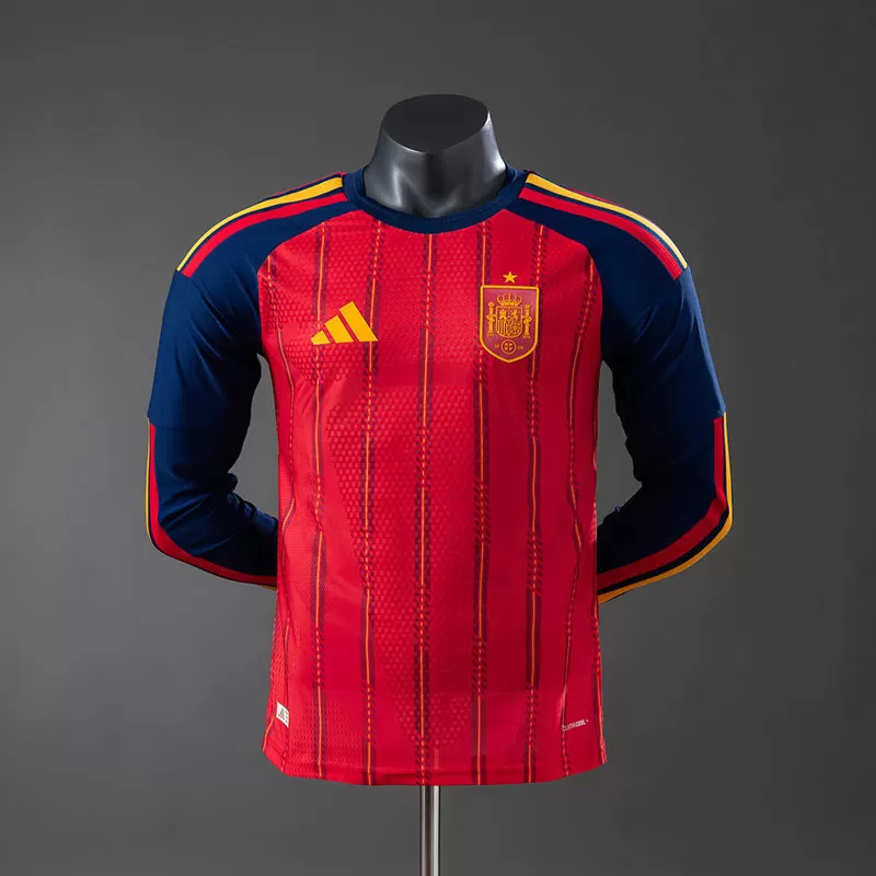 Tricou cu mânecă lungă pentru echipa Spania 2026/27 acasă