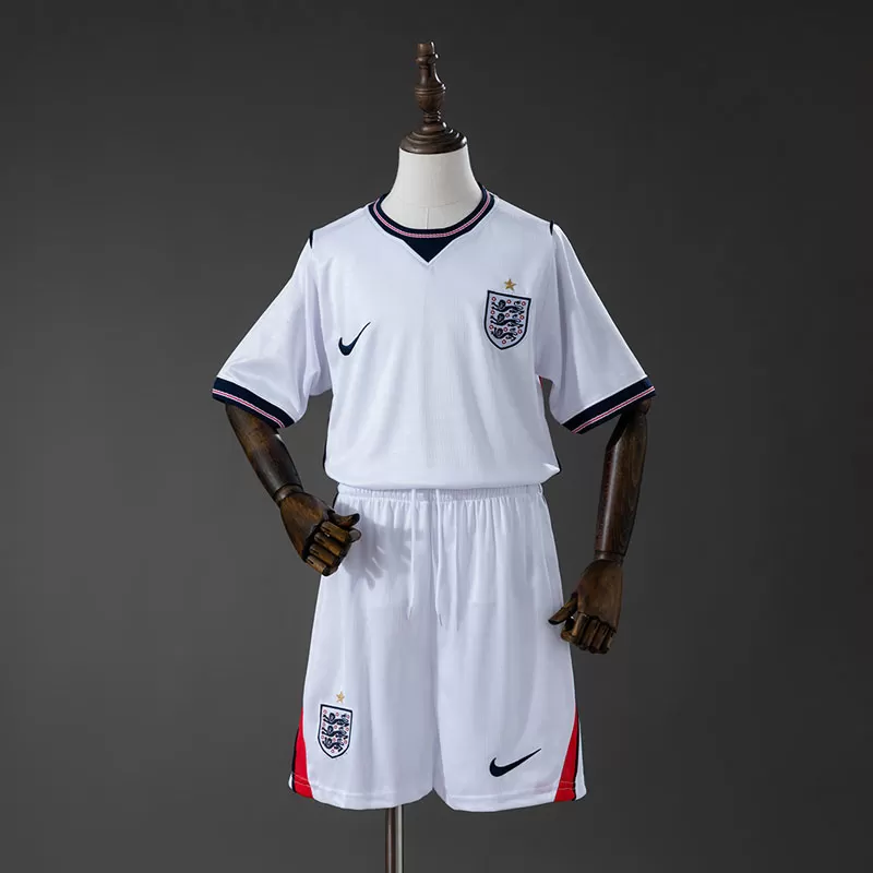 Anglia 2026 echipament fotbal copii – set acasă tricou și pantaloni