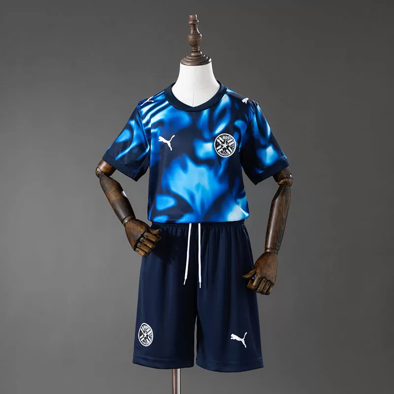 Paraguay CM 2026 set fotbal copii – tricou deplasare și șort