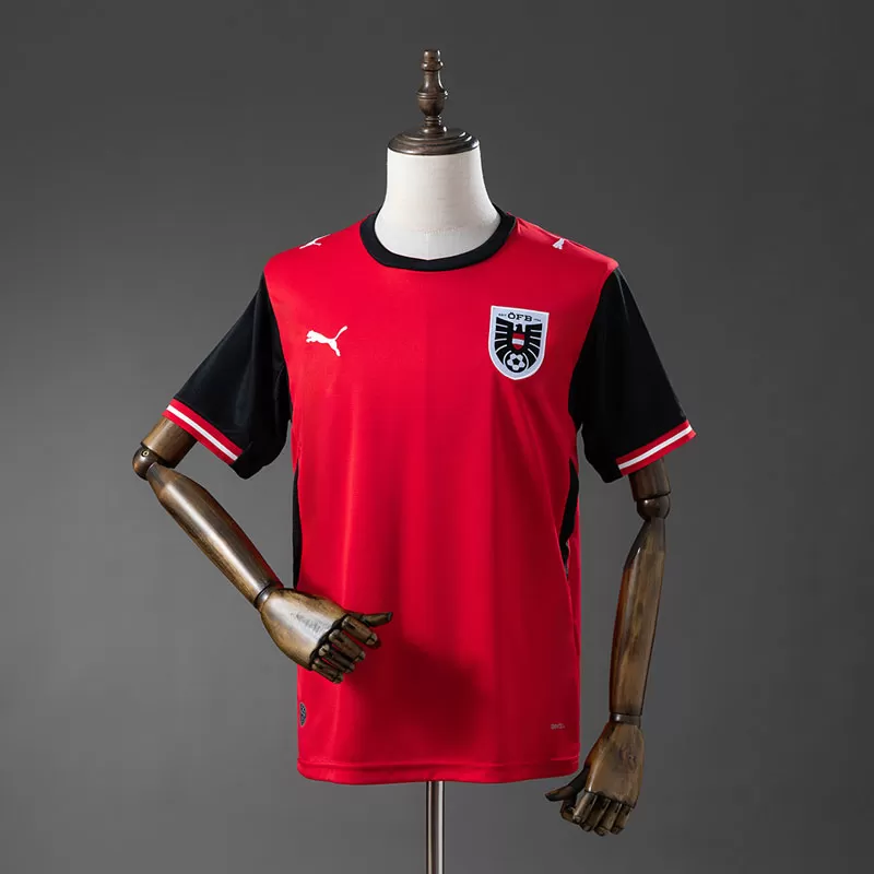 Tricou acasă Austria 2026 adulti - echipament fotbal Cupa Mondială