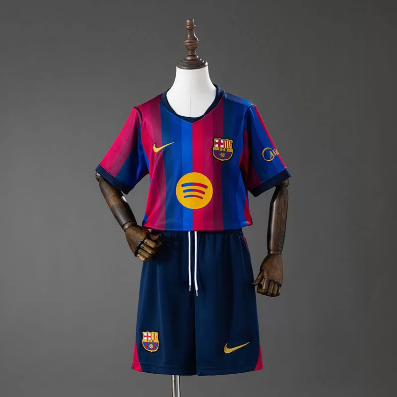 Echipament FC Barcelona Copii 2026/27 Acasă – Tricou și Șort pentru Fotbal