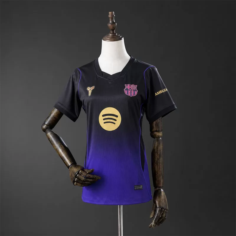 FC Barcelona tricou deplasare 2026/27 dama – tricou fotbal negru mov femei