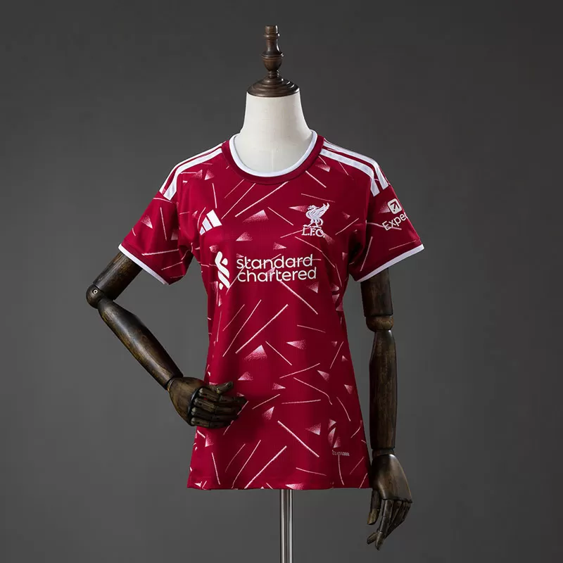 Liverpool FC Tricou Fotbal Damă 2026/27 Acasă – Echipament Roșu Femei