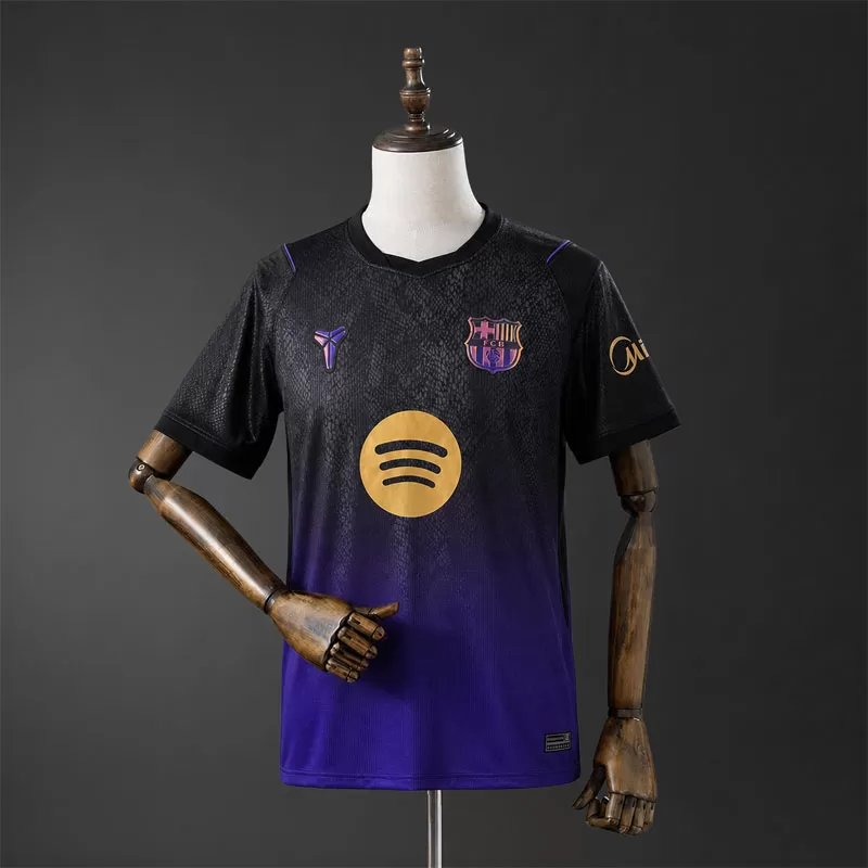 Tricou Fotbal FC Barcelona De Deplasare 2026/27 Bărbați - Negru/Mov