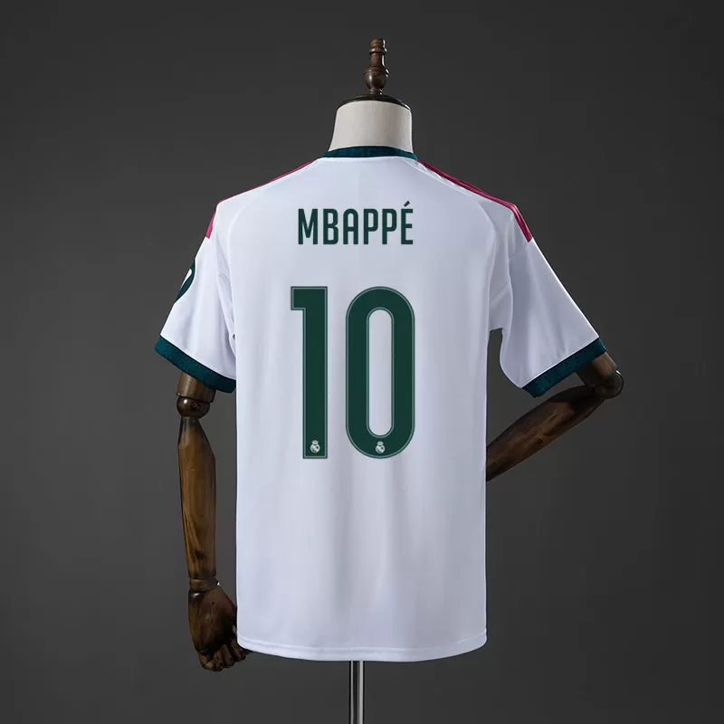 Tricou de fotbal Real Madrid 2026/27 bărbătesc alb cu numele MBAPPÉ 10