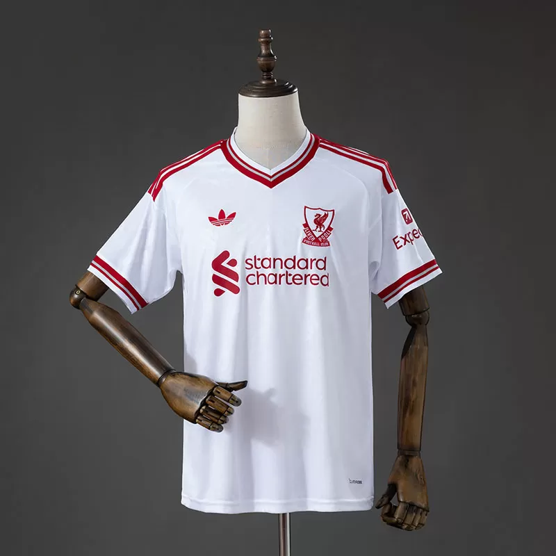 Echipament Liverpool Alb 2026-2027 De Deplasare – Tricou Fotbal Bărbați