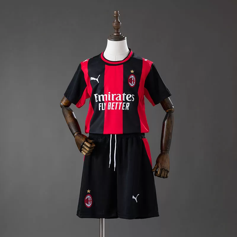 Echipament fotbal copii AC Milan 2026/27 Acasă - tricou + pantaloni scurți
