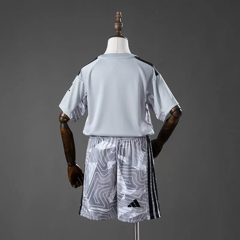 Set Arsenal Portar Copii 2026/27 – Tricou de Fotbal Gri și Șorturi