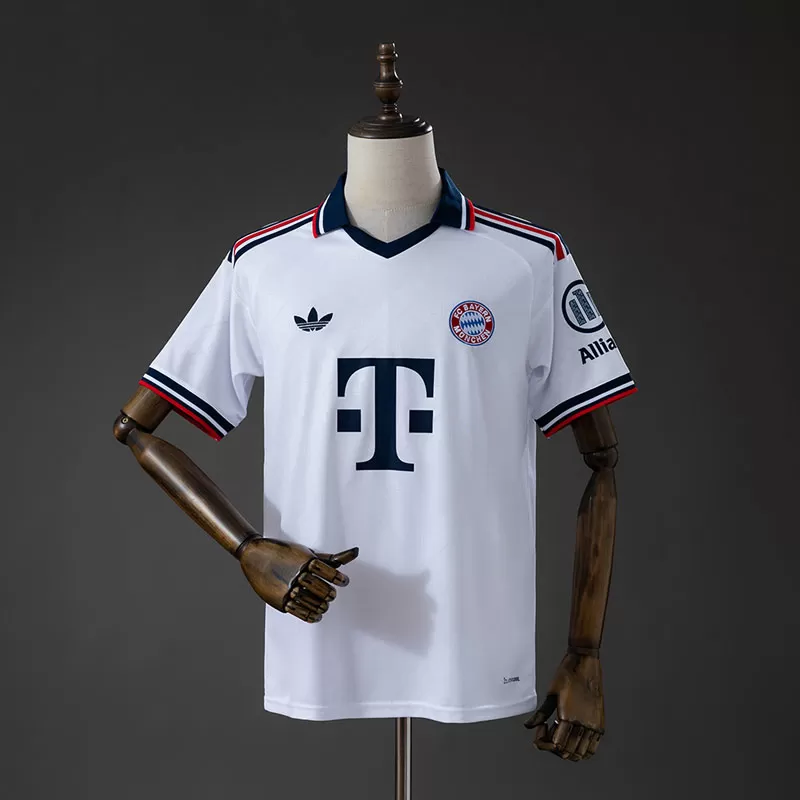 Tricou Bayern München Deplasare 2026/2027 Bărbați - Alb, Mânecă Scurtă