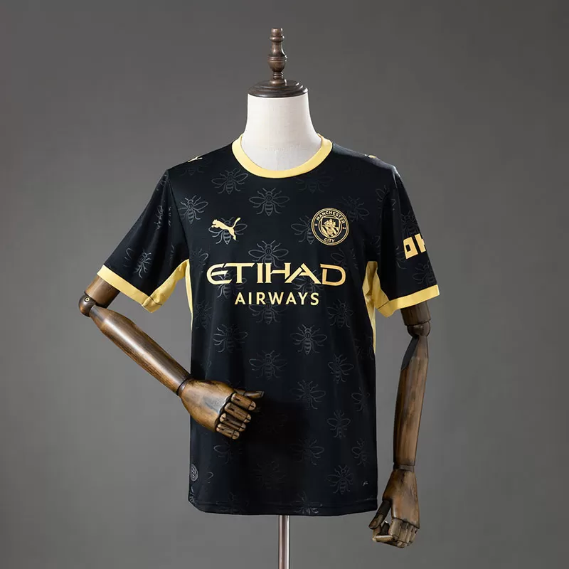 Tricou de Fotbal Manchester City 2026/27 – Deplasare Negru pentru Bărbați
