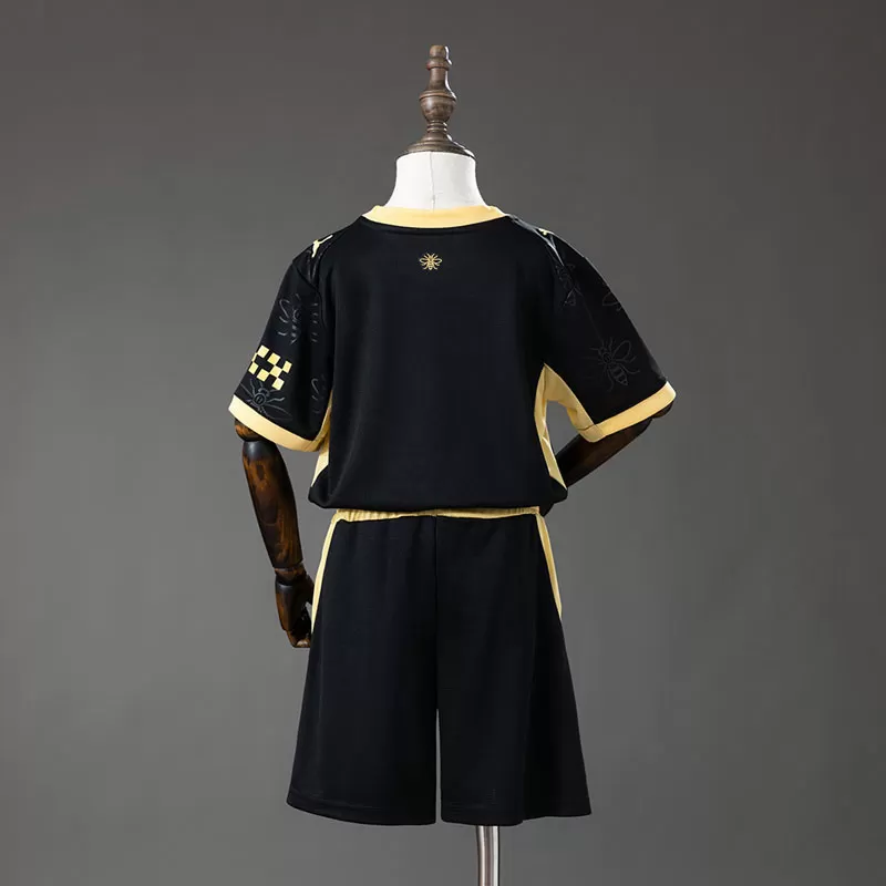 Tricou și Șort de Fotbal Copii Manchester City 2026/27 – Echipament Negru de Deplasare