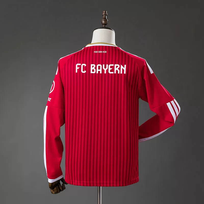 Tricou Bayern München Acasă 2026/27 pentru Bărbați – Mâneci Lungi